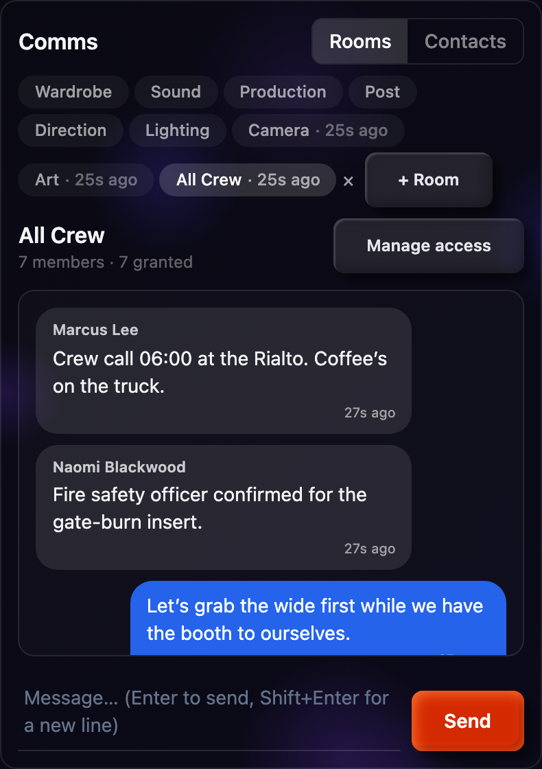 Live Dispatch & Crew Comms — screenshot 3 of 5